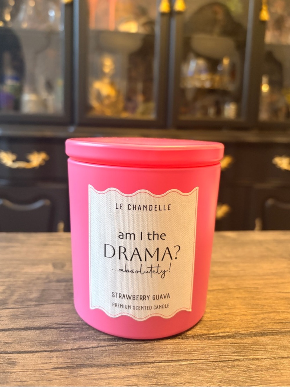 Am I Drama? …Absolutely /Strawberry Guava Scented Candle - 12oz